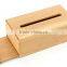 high quality plain wood car tissue box cover