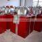 Big fiberglass gift-box for outdoor decoration