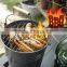 Manufacturing Galvanized Steel Bucket Grill Portable BBQ