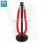 Velvet rope stanchions post used for outdoor