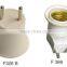 different types of B22 bakelite light socket lamp holder bulb cap types