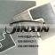 JINXIN Manufacturer for Inox Square Slot Tube for glass railling handrail prices