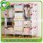 used clothing hanging plastic wardrobe shoe storage made from hard wood