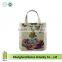 New design of the girl and flower cotton tote bags shopping bags craft bags