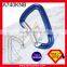 24KN Bent Gate Aluminum Mountain Climbing Carabiner Made in Taiwan