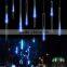 2016 new arrival 30CM Meteor Shower Rain Tubes LED Christmas Light Wedding Party Snowfall Tree Garden Xmas String Light Outdoor