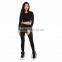 Women Cheap Tracksuit Suit Sets Custom Tracksuit Summer Top Sexy 2 Piece Set Latest Design Short Top Hooded Full Length Sets