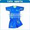 Dry fit blue color active soccer jersey kid soccer jerseys