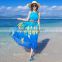 Beautiful summer Bohemia long dress for women Ladies casual beach dress spring summer 2016