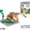 games building block dinosaur toys, diamond blocks, Mini block
