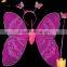 event party supplies kids fashion nylon butterfly glitter wings sets