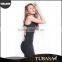 Fashion Design Polyester Bodycon U Neck Black Evening Dress Mermaid