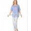 cotton knit adult lovers sleepwear suits for women