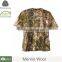 Custom-made merino wool camouflage t- shirt ,printed merino wool t-shirt