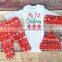 Christmas New Design Snow Pattern 4 Pieces Baby Romper Clothing Winter And Fall For Unisex Kids