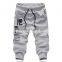mens hip hop latest design tracksuit short sleeve hoodie sweatsuit half harem pants