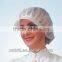 Comfortable disposable PP non-woven peaked bouffant airy cap