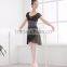 Women lace short sleeves ballet leotards