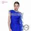 AB027 royal blue ballroom modern dance costume