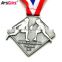 Cheap 3d fencing sport metal medal with ribbon