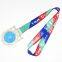 Highigh quality wholesale sports medal lanyard custom sublimation lanyard
