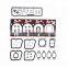Engine gasket kit  3800728 3801330 4089649 3804896 gasket kit 4024945 4089478 3801005 upper gasket kit