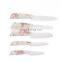 Creative style coating handle ceramic kitchen knife with coating blade
