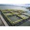 Floating Aquaculture Fishing Cage Square And Circle Salmon Cages