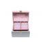 High-end two-layer bowknot jewelry with cargo box Korean version of  ring earrings jewelry storage box wholesale in stock