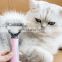 TPR Rubber Anti-skip Handle Pets Fur Remover Comb Cats Dogs Grooming Slicker Brush
