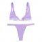 2019 Comfortable solid color split swimsuit multicolor sexy simple fashion bikini
