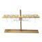 Bamboo Triangle Funnel Rack Adjustable Height Solid Wood Safety Funnel Frame