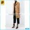 New design cashmere long trench coat for ladies