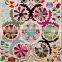 Pure Cotton Fabric Suzani Embroidered Bed Cover Twin Size Suzani Vintage Bedspread