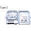 ftth fiber plastic distribution box