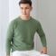 Custom Mens Green Cashmere Sweater O-neck Wool Cashmere Sweater/ Knitted Cardigan Sweater
