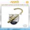 Classic gold plated crown long hose single hole cold water kitchen tap