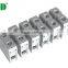 electrical wire connector Pitch 14.50mm 600V 65A Feed-Through Terminal Blocks