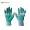 13 Gauge Nylon Nitrile Gloves Industry Construction Safety Red Polyester Nitrile Coated Work Gloves With Custom Logo