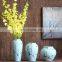 Blue Glazed Modern Design Ceramic Porcelain Flower Vase