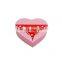 Custom cardboard paper heart shaped undergarment lingerie packaging gift box