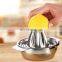 Custom Logo High Quality Hand Commercial Kitchen Manual Stainless Steel Lemon Squeezer