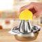 Custom Logo High Quality Hand Commercial Kitchen Manual Stainless Steel Lemon Squeezer