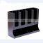 Coffee tea shop disposable plastic cup holder acrylic storage rack for bar desk