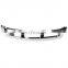 OEM 1668852825 FRONT Bumper Lower Cover Chrome Bezel Valance For MERCEDES W166 Gl350, Gl450 Gl550 2013-2016