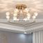Modern Luxury LED Ceiling Light Nordic Ceiling Pendant Lamps Gold K9 Crystal LED Indoor Pendant Lights
