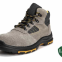 anti-static leather puncture resistant Safety Shoes with Rubber Bottom, steel toe and shock absorb PU