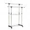 Lifting type kindergarten clothes hanger double pole quilt drying stainless steel clothes hanger