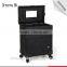 China OEM trolley makeup artist case with rolling wheels