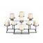 9 Candl Black Home Decorative Metal Crafts Votive Candle Holder